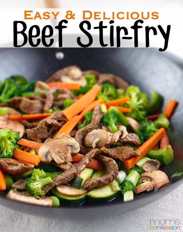 Simple Dinner Idea for Families - Easy Beef Stir Fry Recipe