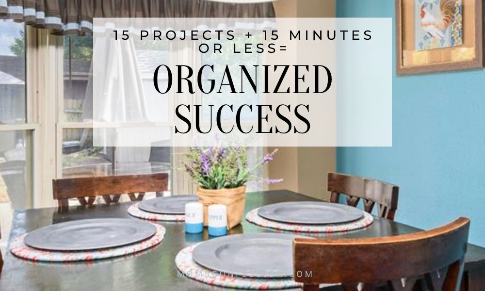 15 Organizing Projects to an Organized Space in 15 Minutes or Less