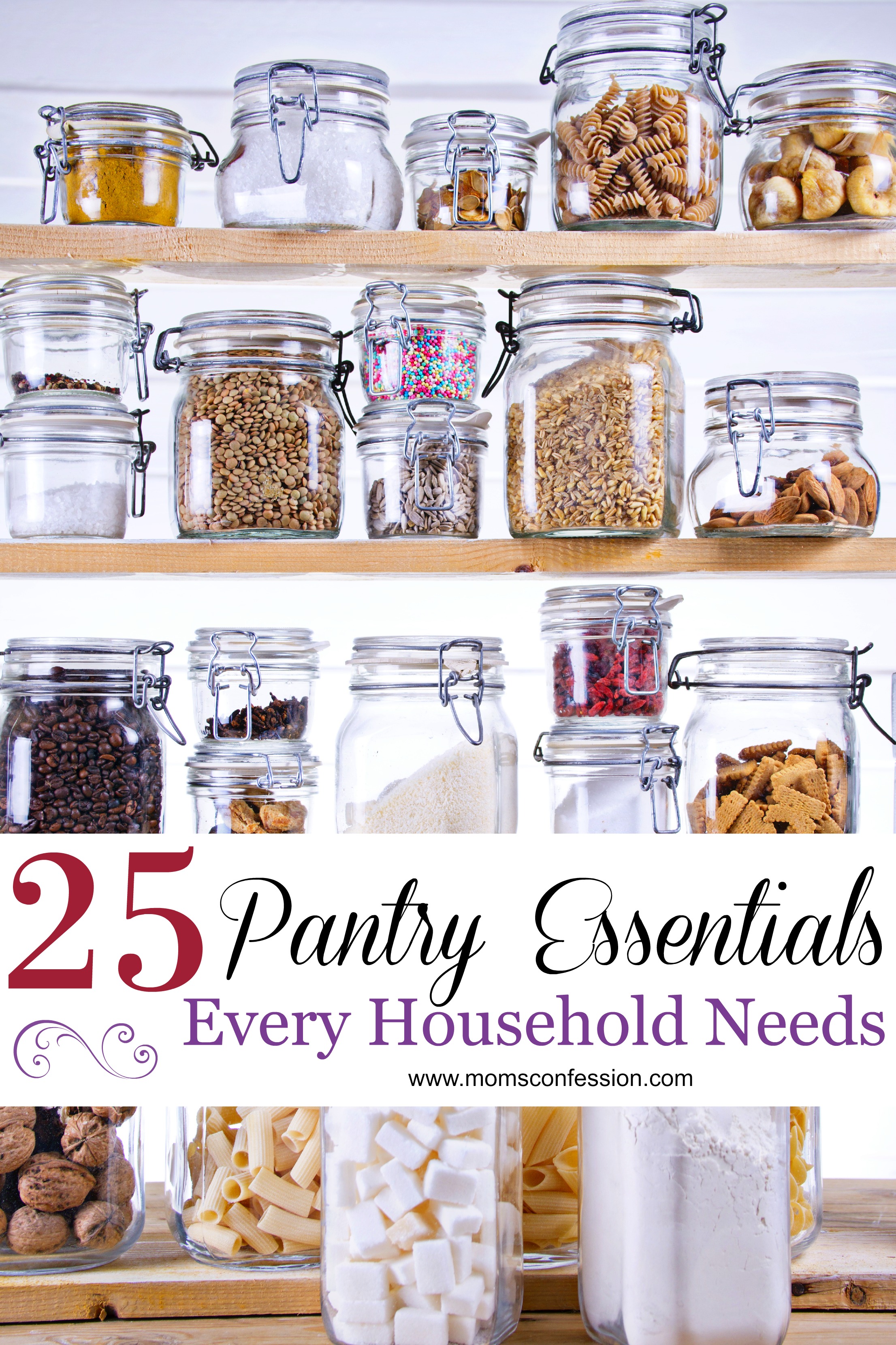 food pantry essentials starting with n