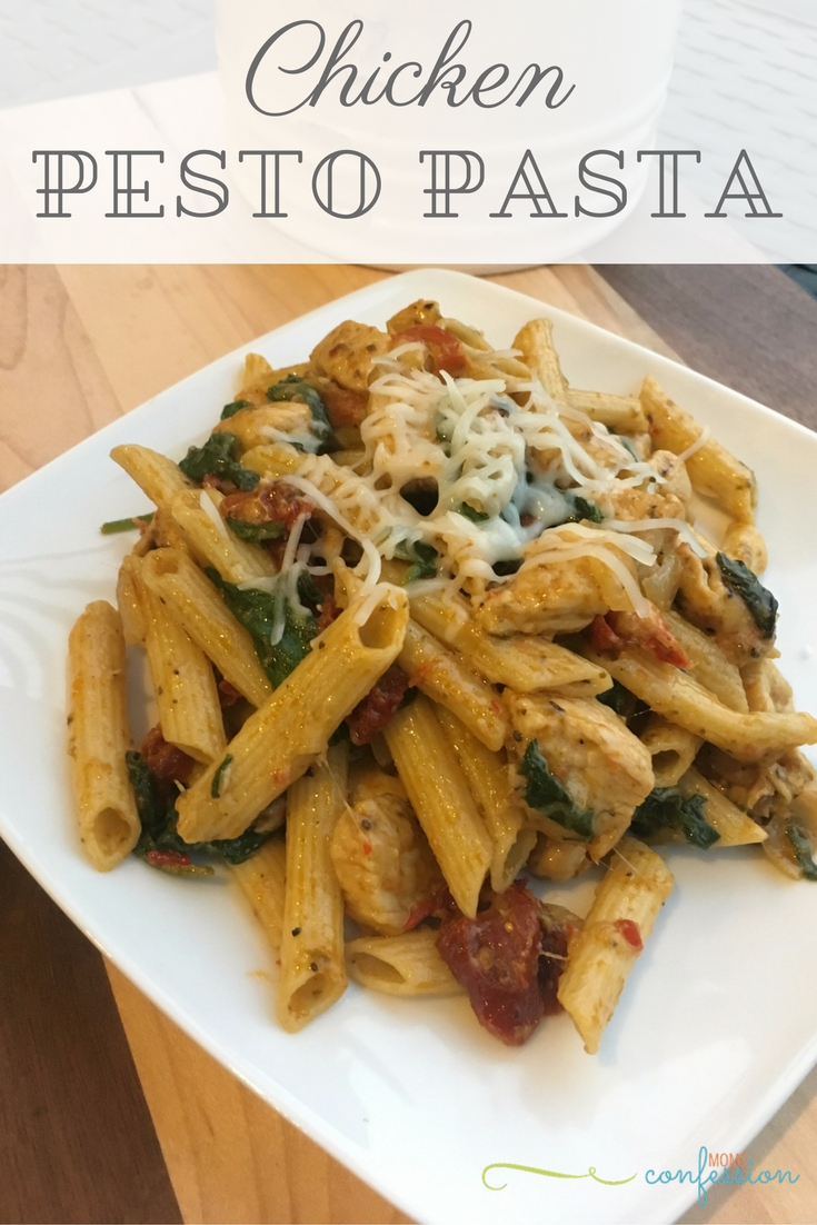 Chicken Pesto Pasta Recipe • Moms Confession