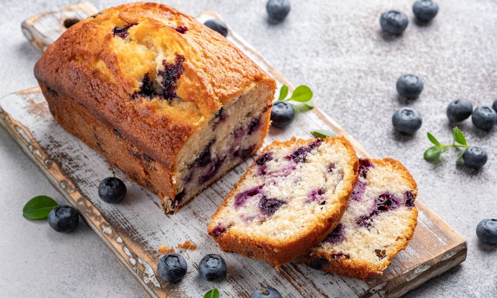 Quick and Easy Blueberry Muffin Bread