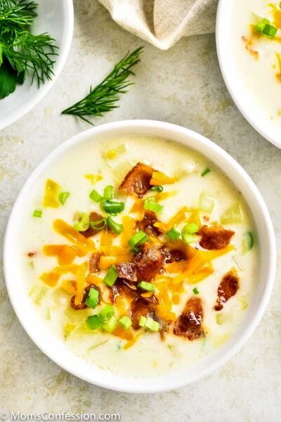 The Best Easy Loaded Baked Potato Soup Recipe on the Internet