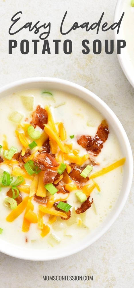The Best Easy Loaded Baked Potato Soup Recipe on the Internet