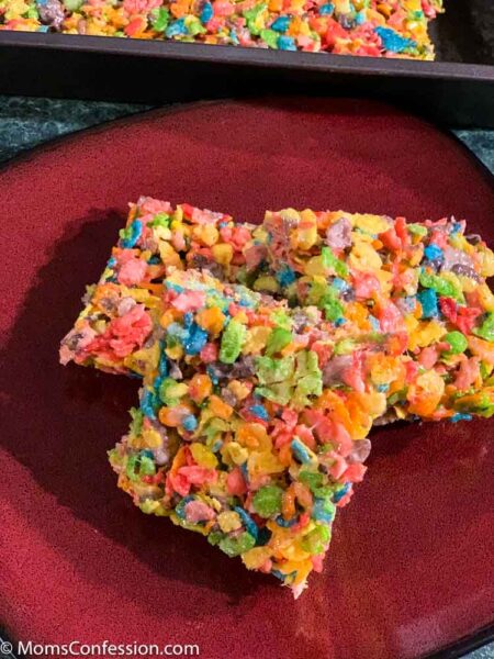 Fruity Pebble Rice Crispy Treats • Moms Confession