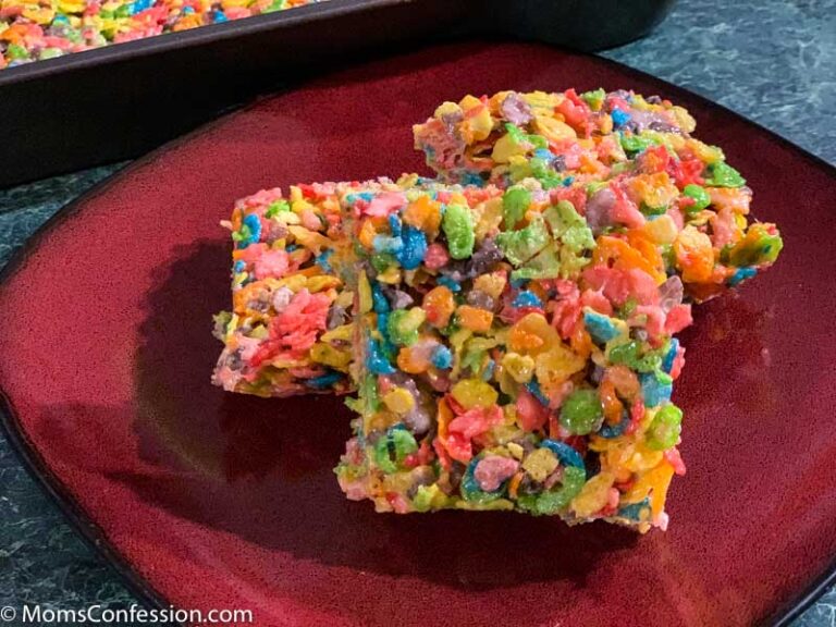 Fruity Pebble Rice Crispy Treats • Moms Confession