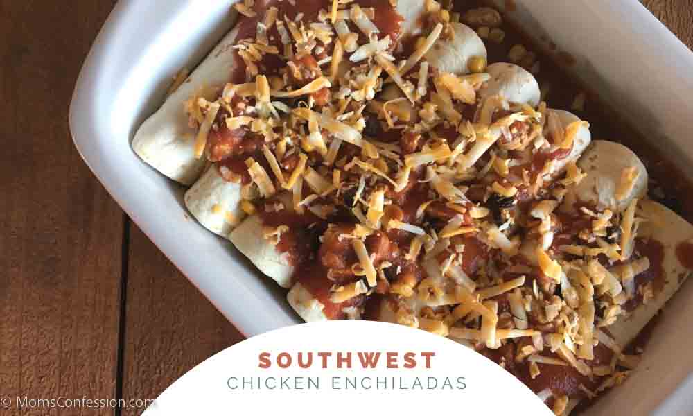 Southwest Chicken Enchiladas