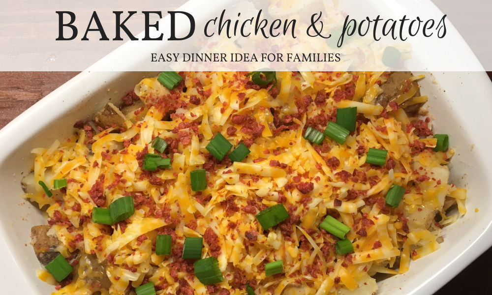 baked chicken & potato recipe